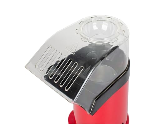 CULINARY CHEF PM102-RED Deluxe Hot Air Personal Popcorn Popper