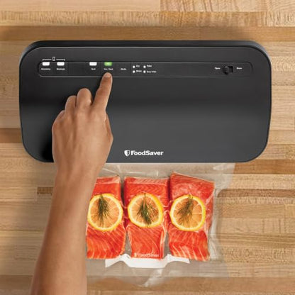 FoodSaver Preserve Vacuum Sealing System Starter Kit with Bags and Rolls