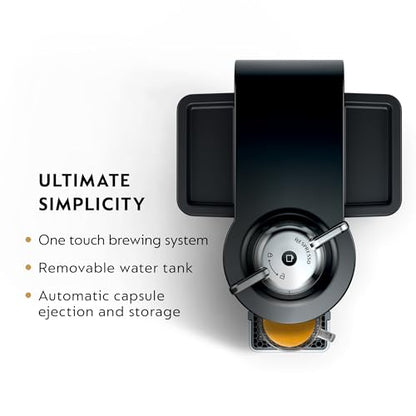 Nespresso Vertuo Coffee and Espresso Machine by De'Longhi, Piano Black