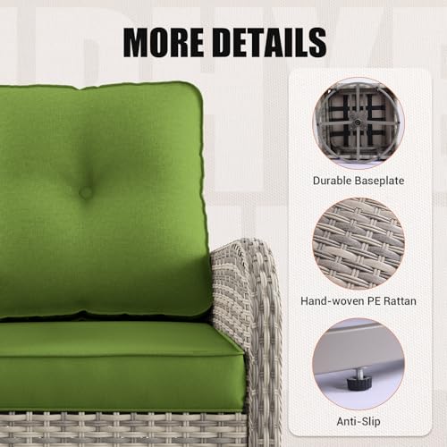 Outdoor Patio Furniture Set PE Wicker Rattan Outdoor Sectional Sofa