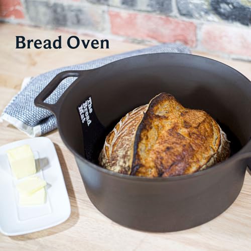 Field Company No. 10 Cast Iron Dutch Oven – 7 Quart, For Bread, Braises & Large-Batch Cooking, Pre-Seasoned, Made in USA