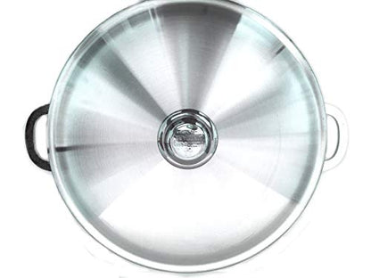 Uniware Super Quality Aluminum Caldero/ Stock Pot with Aluminum lid, Thickness 3mm, 18.5 QT