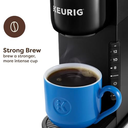 Keurig K-Express Single Serve K-Cup Pod Coffee Maker, 3 Brew Sizes, Strong Button Feature, 42oz Removable Reservoir, Black
