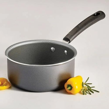 KIUHSFE PrimaWare 1 Quart Non-Stick Steel Gray Open Sauce Pan