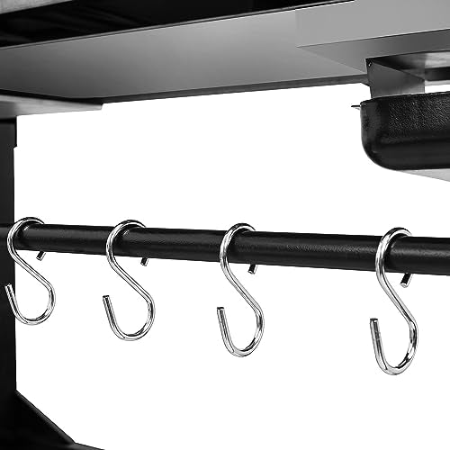 Royal Gourmet GD401C 4-Burner Propane Gas Grill and Griddle Combo with Cover, Griddle Grill Combo with 48,000 BTUs Output for Outdoor Cooking While Camping or Tailgating, Black & Silver