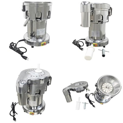 DINENOVATE Commercial Centrifugal Juicer Machine 750W, Stainless Steel Electric Fruit & Vegetable Juice Extractor with Automatic Pulp Separation (11-30 lb/min) for Restaurant & Bar