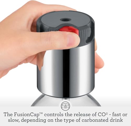 Breville InFizz Fusion Sparkling Drink Carbonator, Olive Tapenade