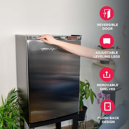 Frigidaire, 4.5 cu ft Refrigerator, Stainless Steel Door, Platinum Series