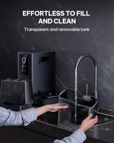 Silonn Nugget Ice Maker Countertop with APP & Voice Control, Self Cleaning Ice Machine with 3L Large Water Tank, 44lbs/24H Soft Chewable Ice, Portable Pebble Ice Maker for Home, Kitchen and Party
