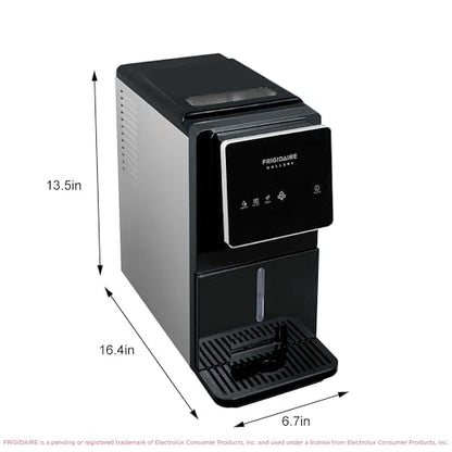 FRIGIDAIRE Touchscreen Nugget Ice Maker, Countertop Ice Machine, Sonic Ice Maker with 33 lbs. Capacity, Slate