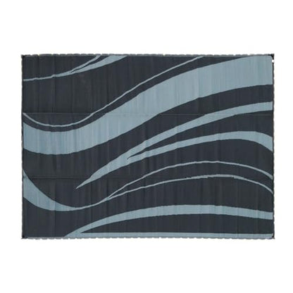 Venture Forward LED Illuminated RV Patio Mat, Wave Design, 9’ x 12’