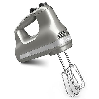 KitchenAid 5-Speed Ultra Power Hand Mixer, Plastic - KHM512, Contour Silver