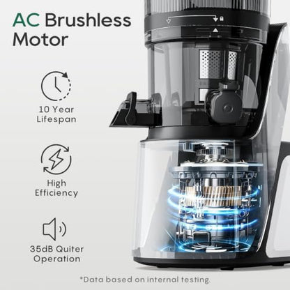 Canoly 3-in-1 Cold Press Juicer C16, Makes Juice & Sorbet & Nut Milk