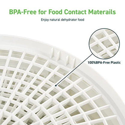 Cosori Food Dehydrator Accessories, for 5 Tray CFD-N051-W Only, BPA-Free, CFD-TR051-WUS, Plastic, 2 Pack