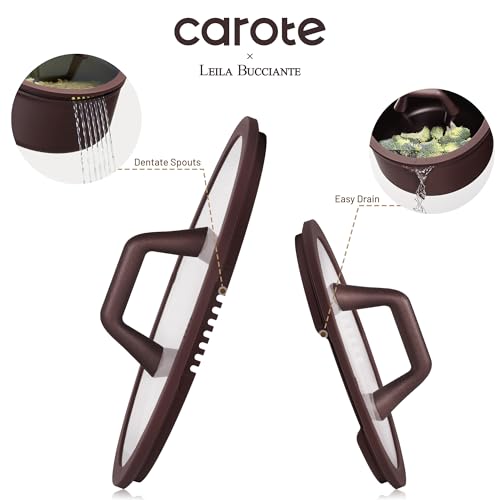 CAROTE 31PCS Pots and Pans Set, Nonstick Cookware Set Kitchen Non Stick Induction Titanium Cookware Non-toxic Granite Cooking set, PFOA Free