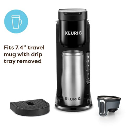 Keurig K-Express Single Serve K-Cup Pod Coffee Maker, 3 Brew Sizes, Strong Button Feature, 42oz Removable Reservoir, Black