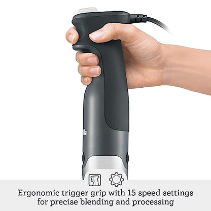 Breville BSB510XL Control Grip Immersion Blender, Brushed Stainless Steel
