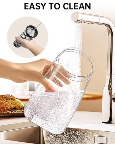 YURICK Cold Brew Coffee Maker, 70 oz (2100 ml) BPA Free Tritan Pitcher, Iced Coffee Maker and Tea Brewer, 100% Leak-Proof, Easy to Clean Reusable Mesh Filter, Black