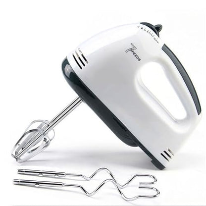 Electric Hand Mixer, 7 Speed Egg and Flour Automatic Mixing with Whisk for Cooking of Bread, Cake (1)