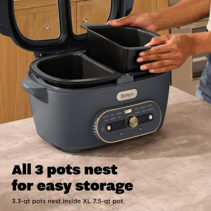 Ninja® MultiPot™ XL 12-in-1 Multicooker, Cyberspace, MZ1001BL1