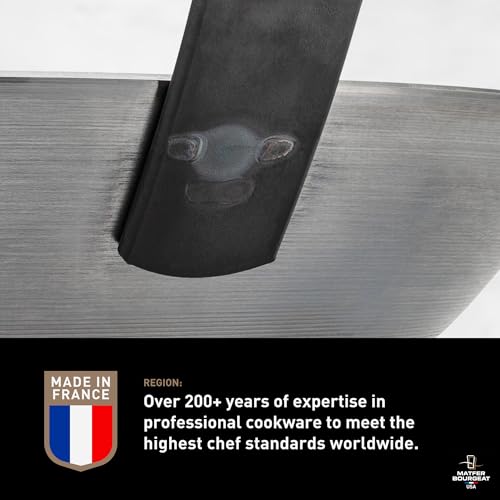 Matfer Bourgeat Black Carbon Steel Frying Pan, 15 1/2"