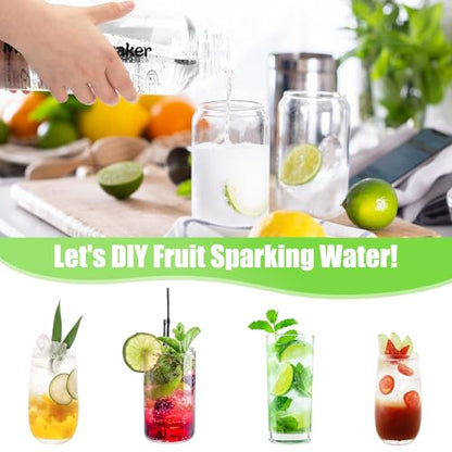 Soda Siphon 1L,Portable Sparkling Water Maker Carbonated Water Machine