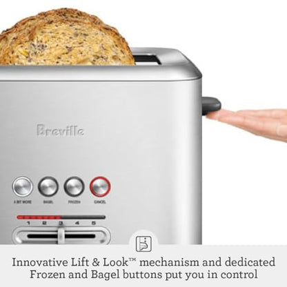 Breville BTA720XL Bit More Toaster, 2 Slice, Brushed Stainless Steel