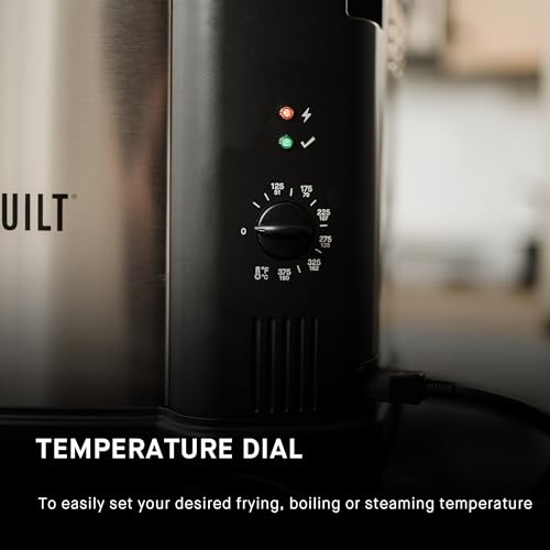 Masterbuilt® 3-in-1 10 Liter XL Electric Turkey Fryer plus Boiler and Steamer Combination with Drain Basket and Breakaway Safety Cord in Stainless Steel