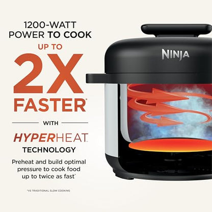 Ninja® HyperHeat™ 9-in-1 Pressure Cooker, 6.5-qt, White, PC201WH