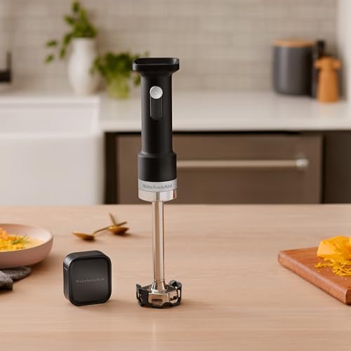 KitchenAid Go Cordless Hand Blender - battery included, KHBRV71, Black Matte