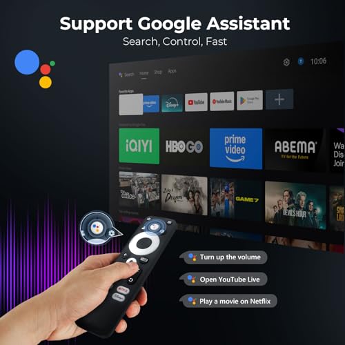 Outdoor-Projector-4K [Built-in Google TV/180°Rotatable Stand/Voice Control/E-Focus],Sovboi Smart-Movie-Projector with WiFi6 and Bluetooth, 2500 Brightness Portable-Proyector for 10,000+ Streaming Apps