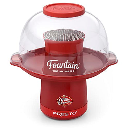 Presto 04868 Orville Redenbacher's Fountain Hot Air Popper, 20-Cups, Red