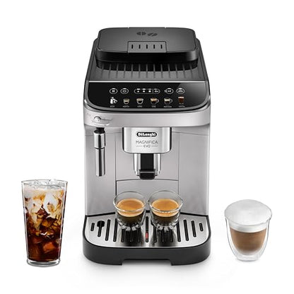 De'Longhi Magnifica Evo Espresso Machine, Manual Milk Frother, Silver