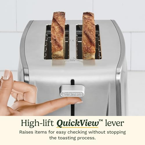 Cuisinart 2-Slice XL Slot Stainless Steel Toaster, Stainless Steel, CPT-1600