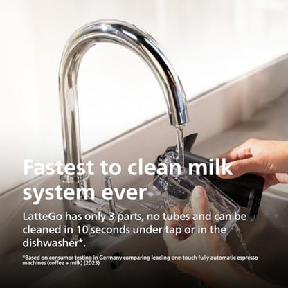 PHILIPS 5500 Series Fully Automatic Espresso Machine, LatteGo Milk System