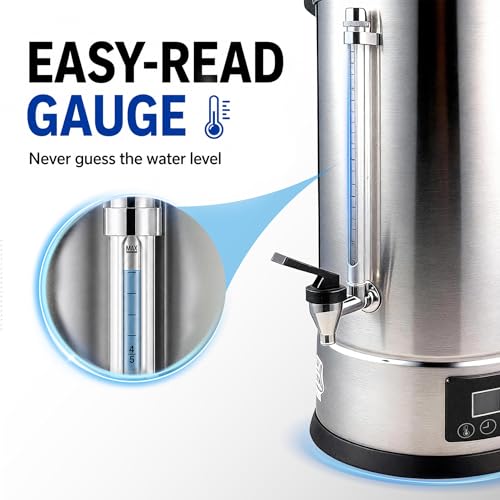 GKFF 11L (45 Cups) Hot Water Dispenser Urn, Commercial Hot Water Boiler