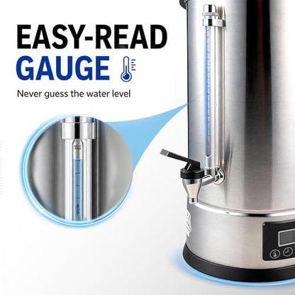 GKFF 11L (45 Cups) Hot Water Dispenser Urn, Commercial Hot Water Boiler