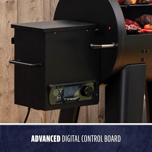 Pit Boss 500FB2 Pellet Grill, Matte Black - 11086