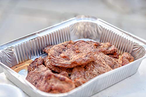 Aluminum Deep Foil Pans Full Size, Large Disposable Roasting & Baking Pan, 21"x13" (20 Pack) Extra Heavy Duty Chafing Trays for Hotels, Restaurants, Caterers, Steam Table, Buffets & Bakeware