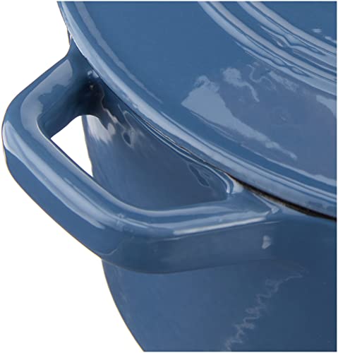 Cuisinart 3 Qt Casserole, Covered, Enameled Provencial Blue