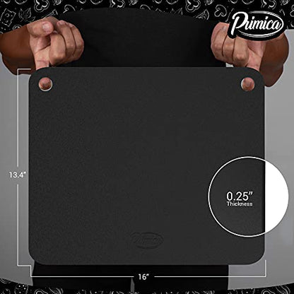 Primica Pizza Steel XL for Oven & Grill,16"x13.4", The Ultimate Crust Game Changer, Perfect for Oven Baked Pizza with higher Conductivity, Premium Baking Alternative to Pan and Stone
