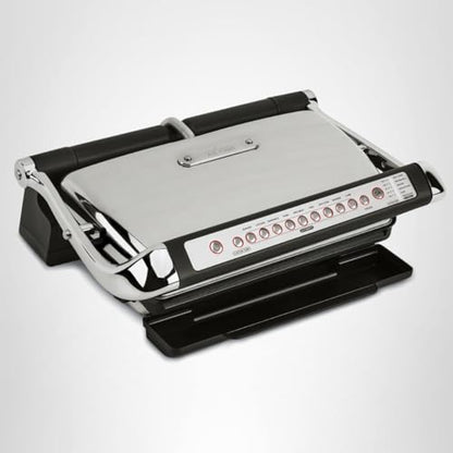 All-Clad Electric Indoor Grill, AutoSense Stainless Steel Panini Grill Press Sandwich Maker, Automatic 1800W Smokeless, Removable Plates, Dishwasher Safe