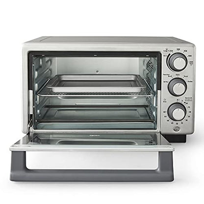 Oster Compact Countertop Oven With Air Fryer, Stainless Steel