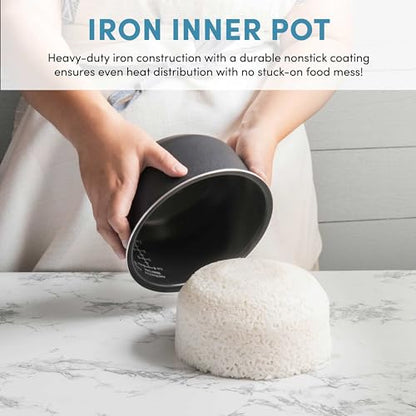 AROMA® Professional 6-Cups (UnCooked) / 3Qt. 360° Induction Rice Cooker & Multicooker (ARC-7606GR)