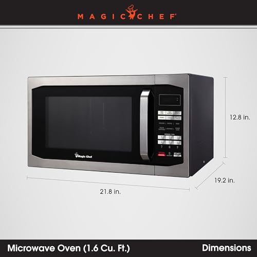 1.6 cu. ft. Countertop Microwave with Stainless Door