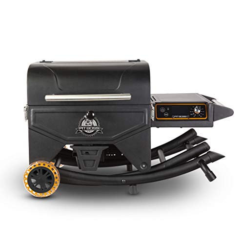Pit Boss Pit Stop Portable Wood Pellet Grill w Cart Stand and Cover