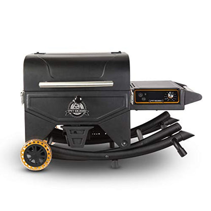 Pit Boss Pit Stop Portable Wood Pellet Grill w Cart Stand and Cover