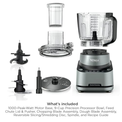 Ninja PrecisionPro Food Processor & Dough Mixer, 1000PW, 9-Cup, BZ601