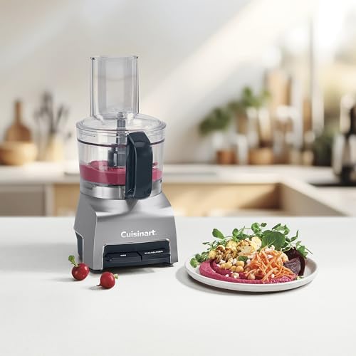 Cuisinart 5‑Cup Chop & Shred Food Processor, Compact Food Chopper, Easy‑Store Design, Silver FP-5