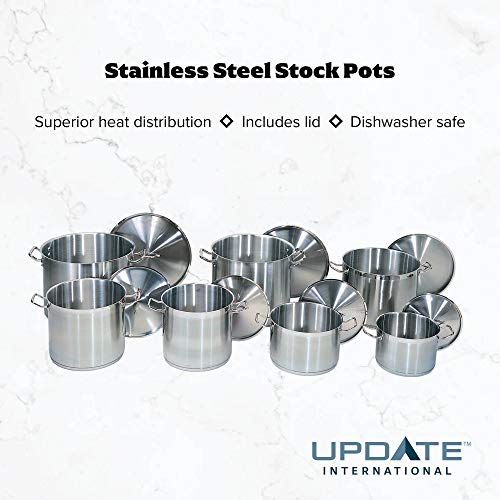20 Qt Stainless Steel Stock Pot w/Cover